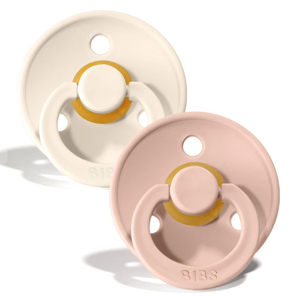 2 BIBS PACIFIERS 0-6 MONTHS