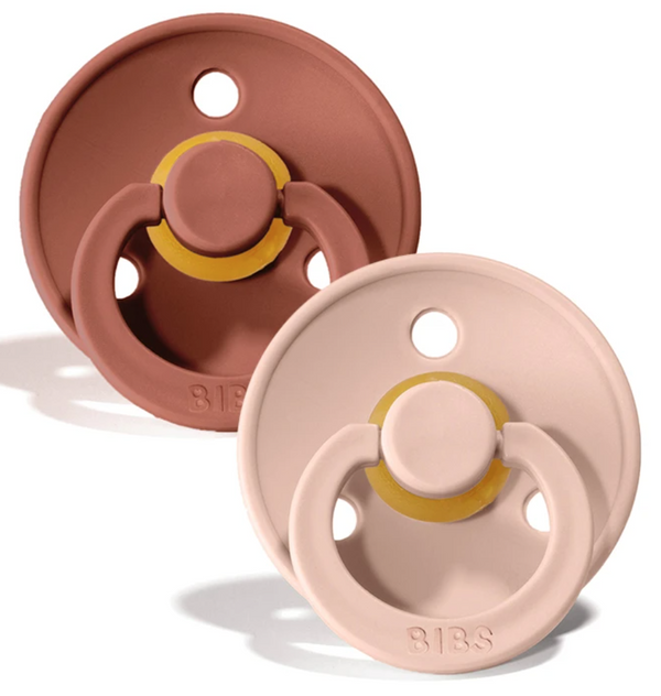 2 BIBS PACIFIERS 0-6 MONTHS