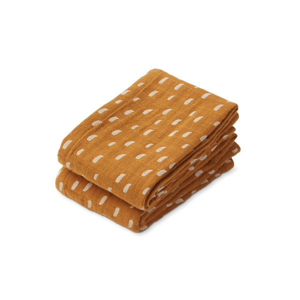 2 FRALDAS DE ALGODÃO - CONFETTI OLIVE