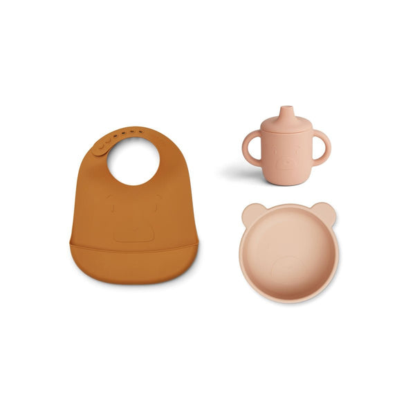 CONJUNTO DE SILICONE - MR. BEAR ROSE MULTI MIX