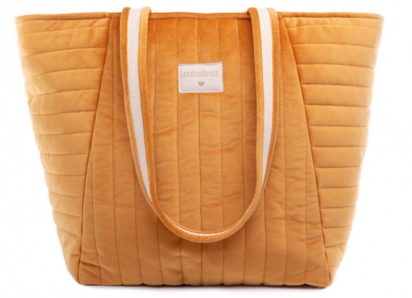 Bolsa de maternidad de terciopelo