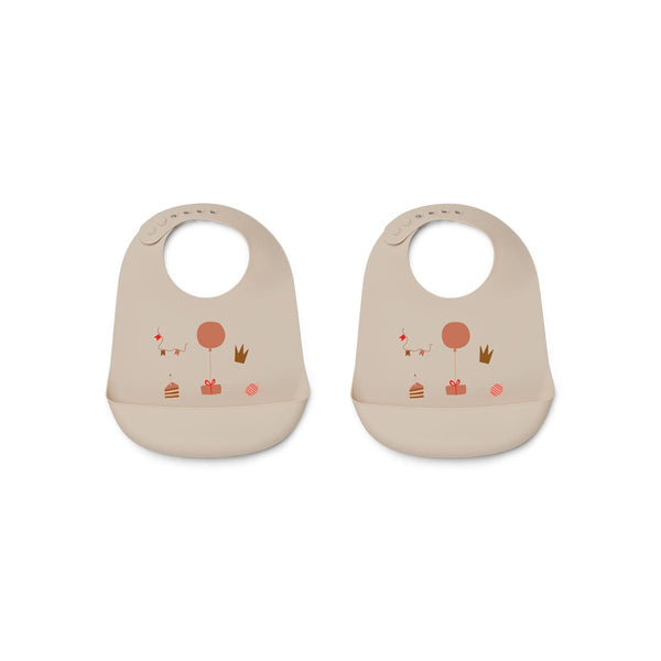 2 baberos de silicona