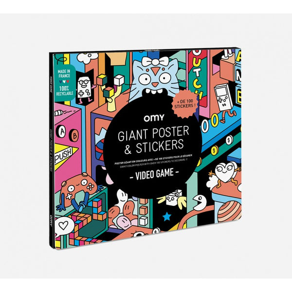 OMY POSTER GIGANTE & STICKERS