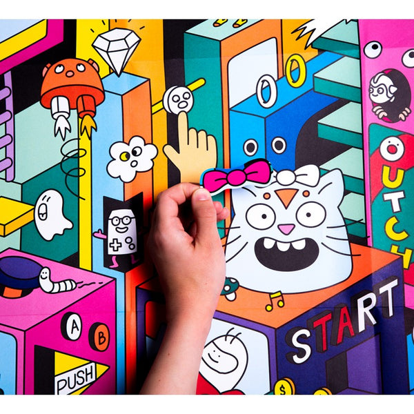 OMY POSTER GIGANTE & STICKERS