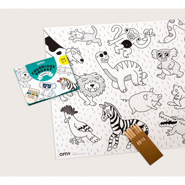 OMY POCKET COLORING BOOK