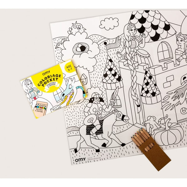 OMY POCKET COLORING BOOK
