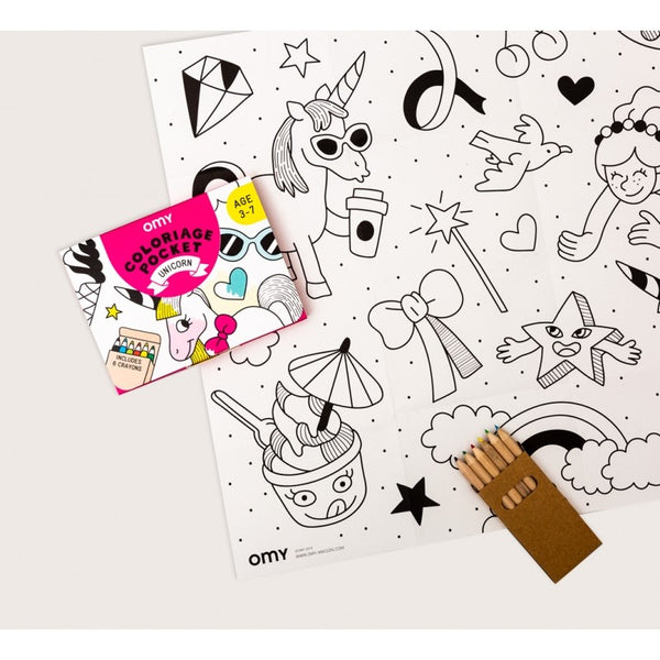 OMY POCKET COLORING BOOK