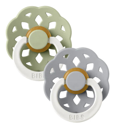 2 CHUPETAS BIBS 0-6 MESES