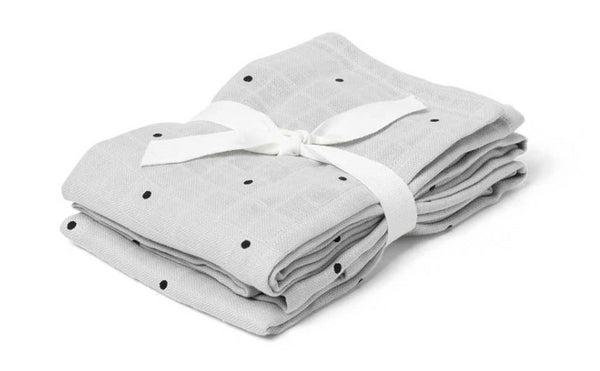 2 FRALDAS DE ALGODÃO - CLASSIC DOT MUSTARD