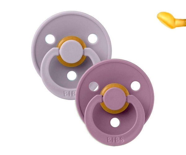 2 BIBS ANATOMIC PACIFIERS 0-6 MONTHS