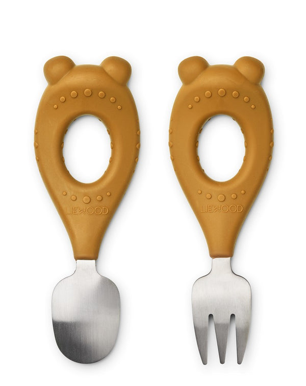 CONJUNTO DE TALHERES BABY - MR. BEAR SANDY