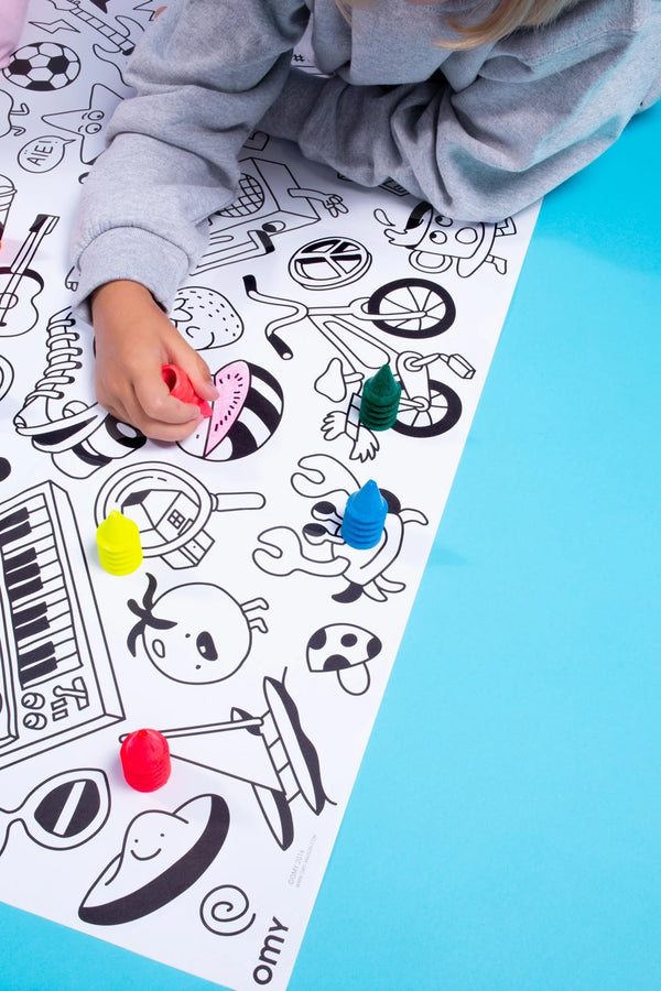 6 LÁPIS DE DEDOS OMY