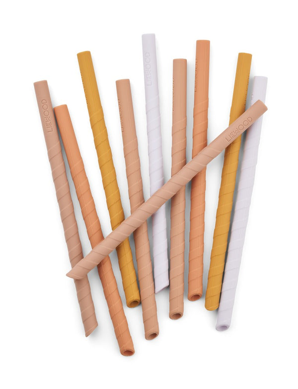 10 PALHAS DE SILICONE - YELLOW MELLOW MULTI MIX