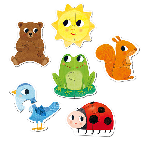 6 PUZZLES DOS ANIMAIS