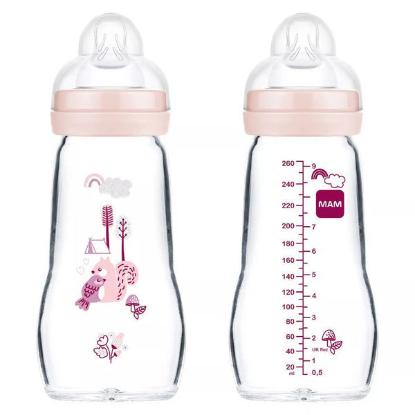 MAM 260ml Glass Baby Bottle