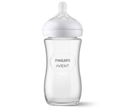 BIBERÃO NATURAL RESPONSE VIDRO 240ML PHILIPS AVENT