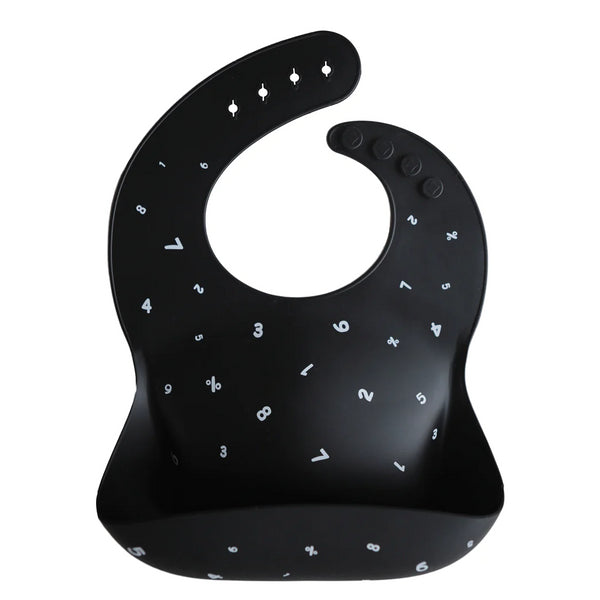 BABETE SILICONE MUSHIE - NUMBERS BLACK