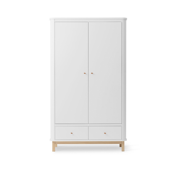 OLIVER FURNITURE WOOD WARDROBE 2 DOORS