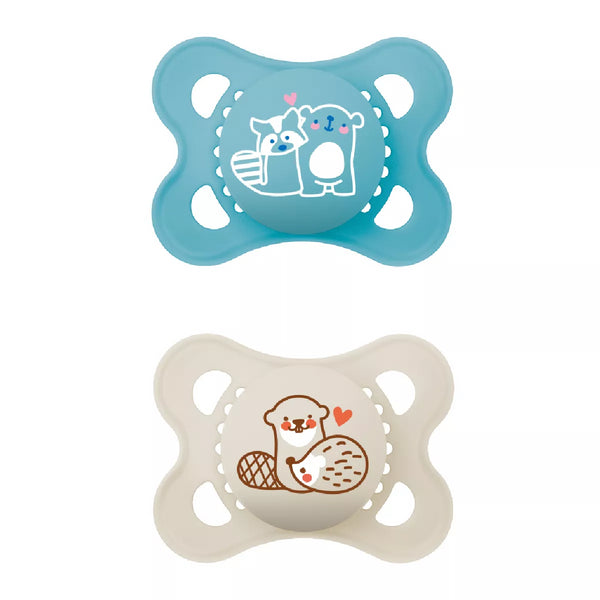 2 CHUPETAS ORIGINAL PURE SILICONE 2-6 MESES MAM