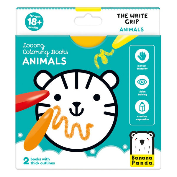 2 long coloring books