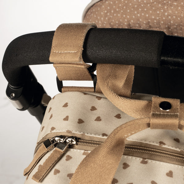 MOCHILA DE MATERNIDADE HEARTS POPPY