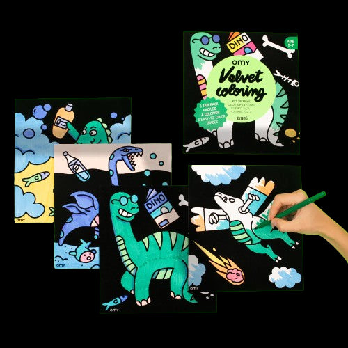 OMY 6 CARTÕES DE VELUDO