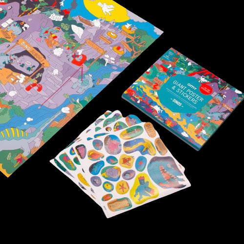OMY POSTER GIGANTE & STICKERS
