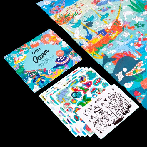 OMY POSTER GIGANTE & STICKERS