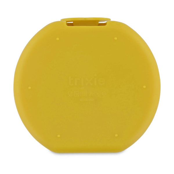 Conjunto de 2 marmitas com clip para crianças, leves e fáceis de abrir, ideais para transportar snacks para a escola, passeios e viagens. Mr Lion