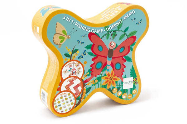 3 IN 1 FISHING, DOMINO, MEMORY