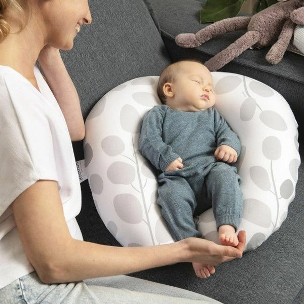 ALMOFADA AMAMENTAÇÃO DOOMOO - LEAVES GREY