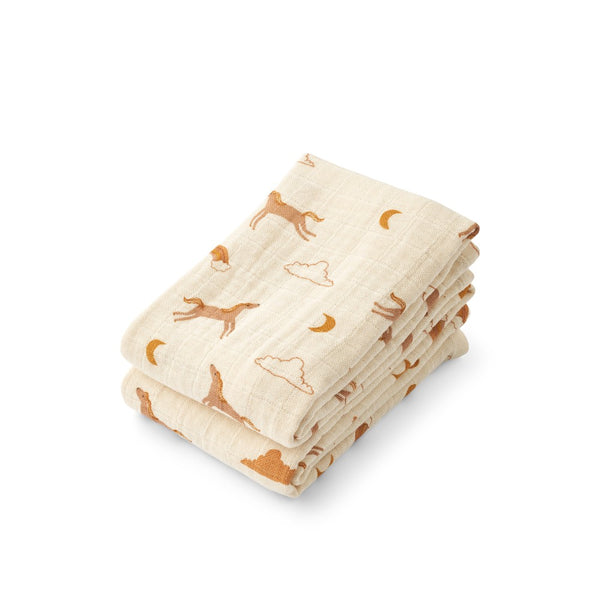 2 FRALDAS DE ALGODÃO