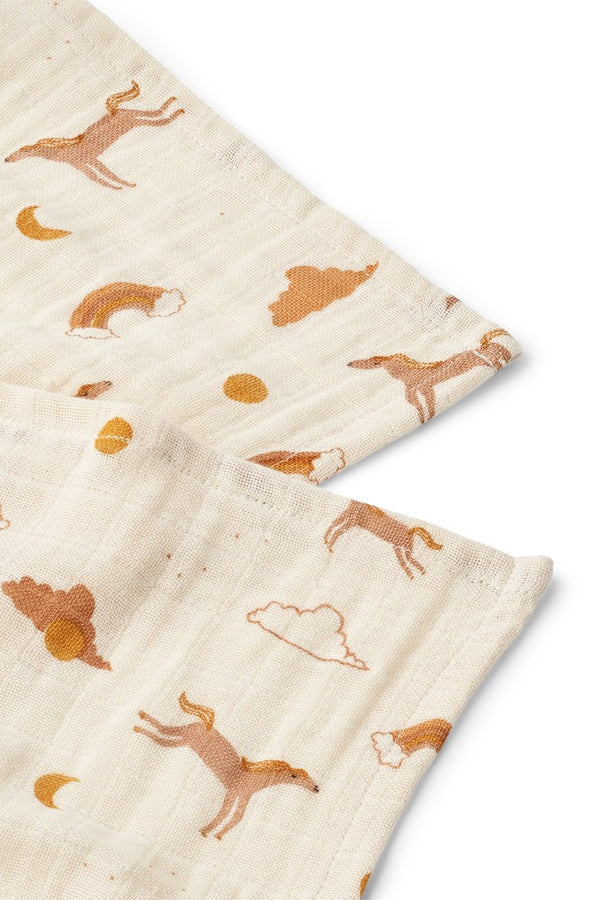 2 FRALDAS DE ALGODÃO