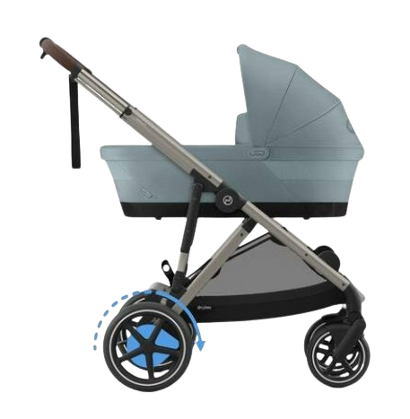 CYBEX eGAZELLE S TAUPE PACK - STORMY BLUE