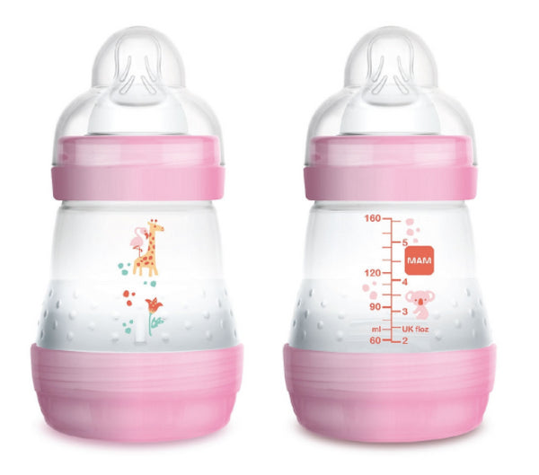 biberão anticólica 160ml mam rosa
