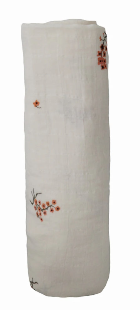 SWADDLE MUSHIE - FLOWERS