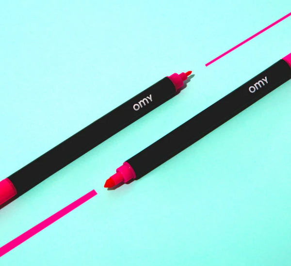 100 CANETAS DE FELTRO OMY