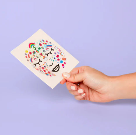 85 AUTOCOLANTES DE ROSTO