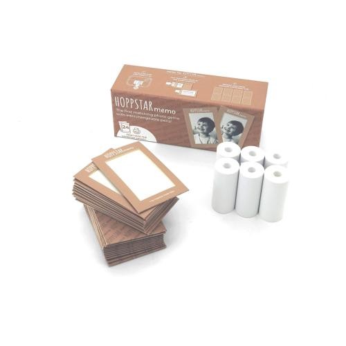 6 ROLOS FOTOGRÁFICOS DE PAPEL + 24 CARTÕES PARA HOPPSTAR