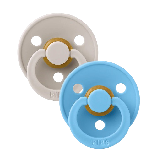 2 CHUPETES BIBS 0-6 MESES