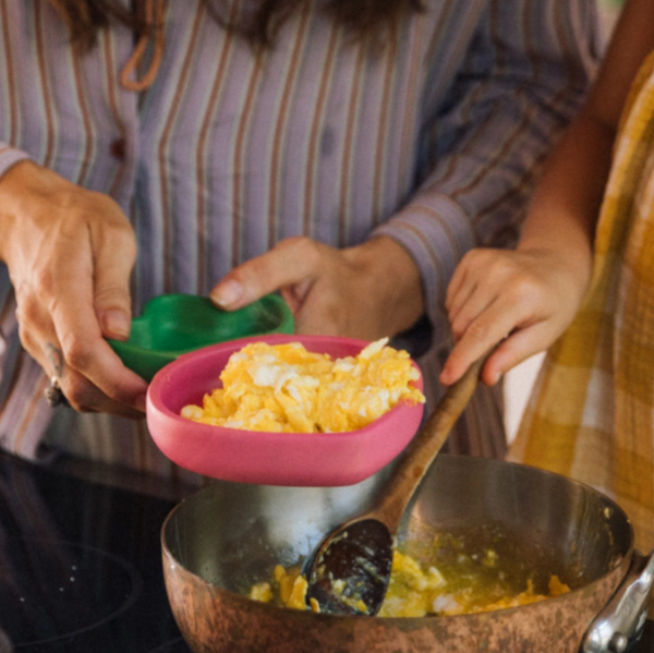 PRATO E COLHER DE MADEIRA