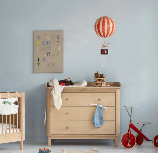 OLIVER FURNITURE CÓMODA WOOD 3 GAVETAS