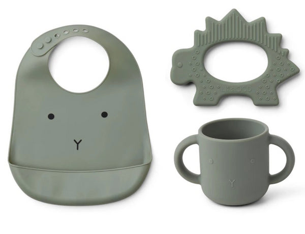 CONJUNTO 3 PEÇAS DE SILICONE - CAT DARK ROSE