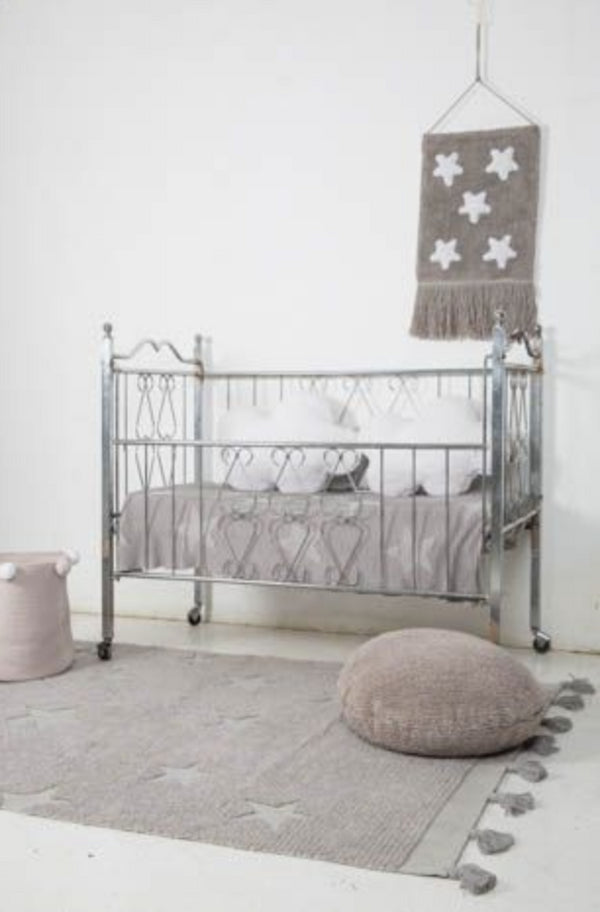 TAPETE LORENA CANALS 120X175 - HIPPY STARS AQUA BLUE