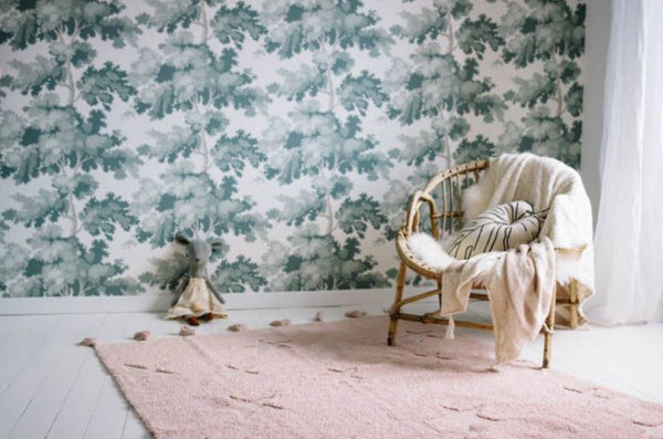 TAPETE LORENA CANALS 120X175 - HIPPY STARS AQUA BLUE