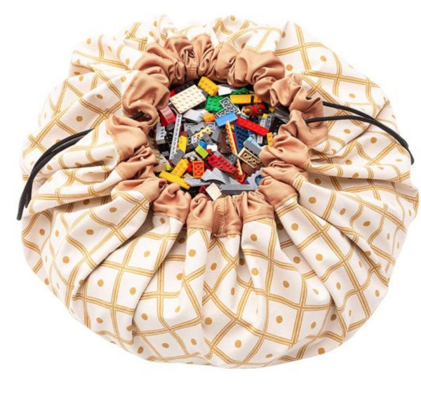 Play&Go geométrico mostarda