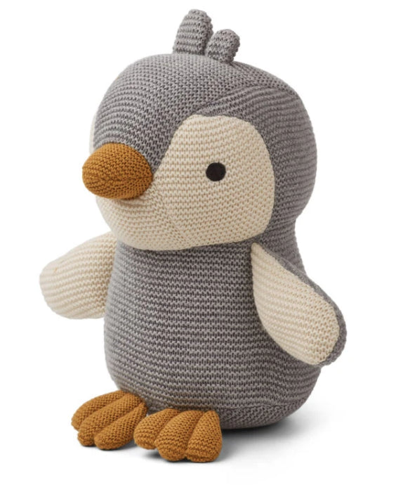Peluche pinguim cinza