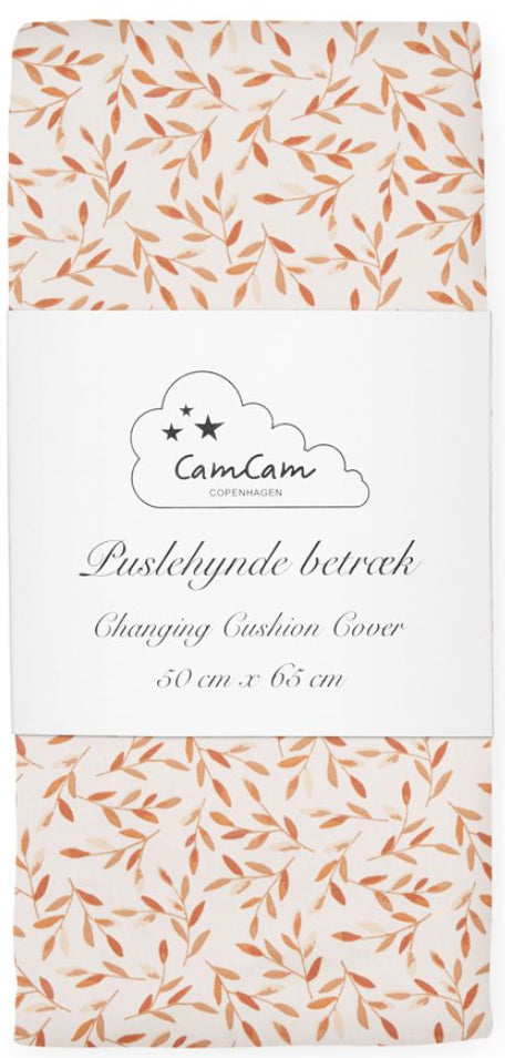 forra muda fraldas caramel leaves