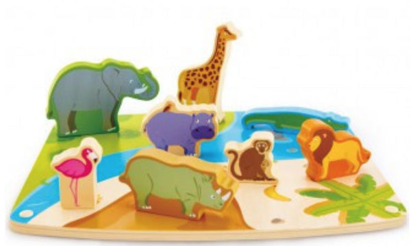PUZZLE ANIMAIS DA SELVA