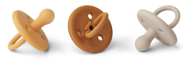 3 CHUPETAS LIEWOOD 0-6 MESES - YELLOW MELLOW MULTI MIX